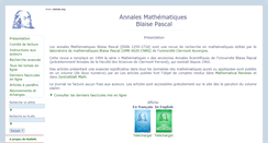 Desktop Screenshot of ambp.cedram.org